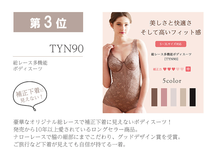 ボディスーツ第3位 TYN90