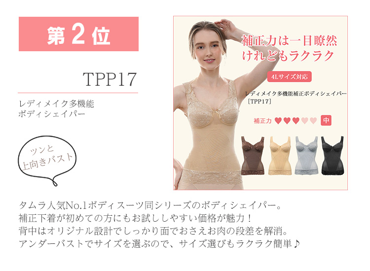 ボディシェイパー第2位 TPP17