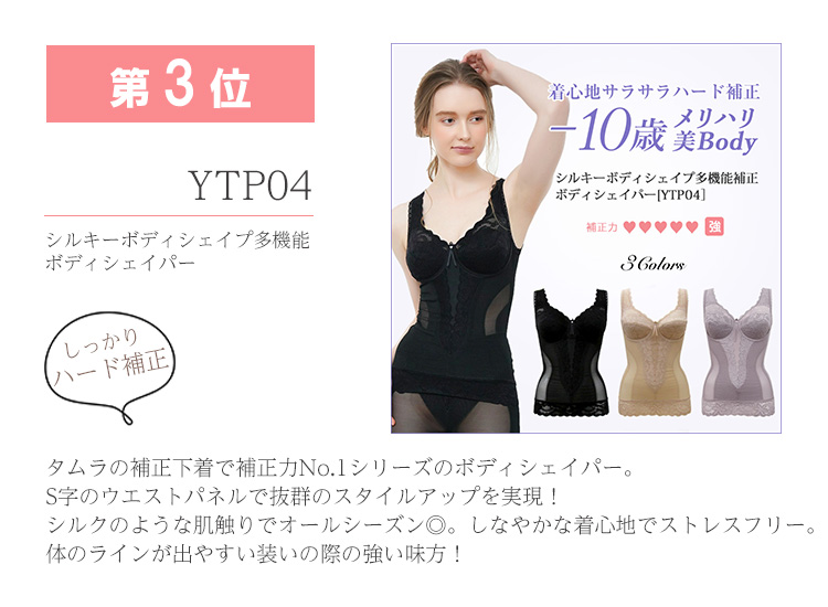 ボディシェイパー第3位 YTP04