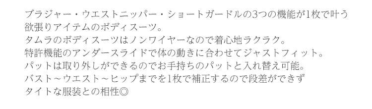 ボディスーツの機能説明