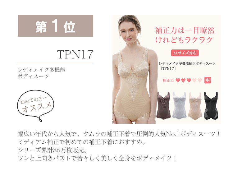 ボディスーツ第1位 TPN17