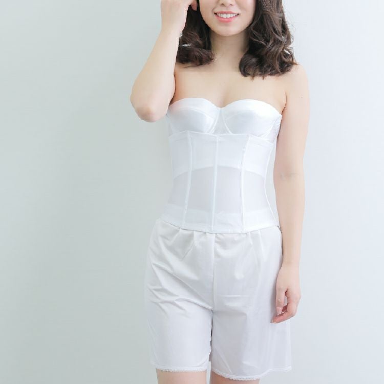 ブライダルインナーのセミロングブラ4点セット|タムラのやさしい補正
