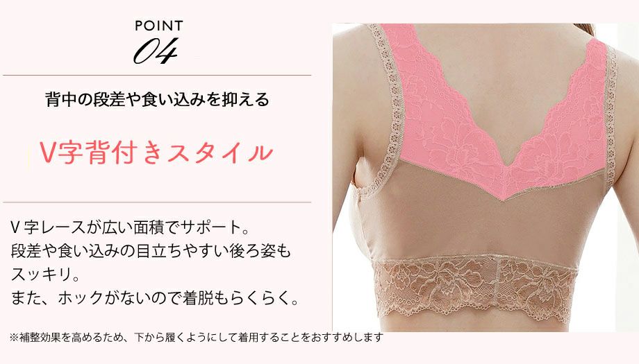 ノンワイヤーブラジャーでモアライトシリーズ|タムラのやさしい補正