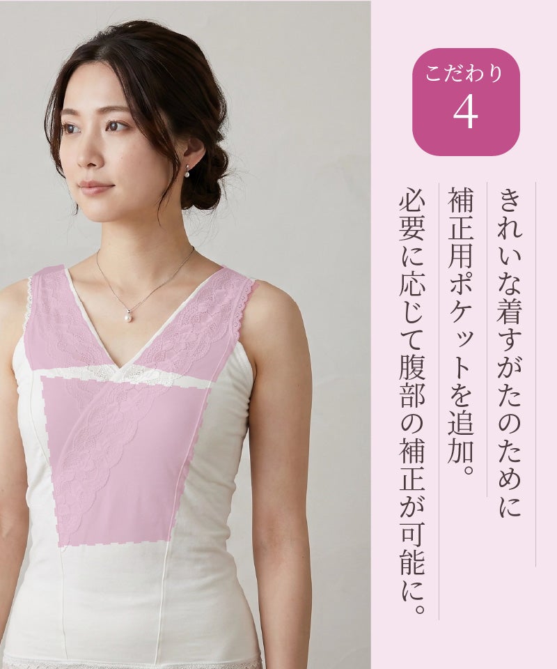 和装ブラジャー「しとや華」3L～4Lサイズ｜タムラのやさしい補正下着