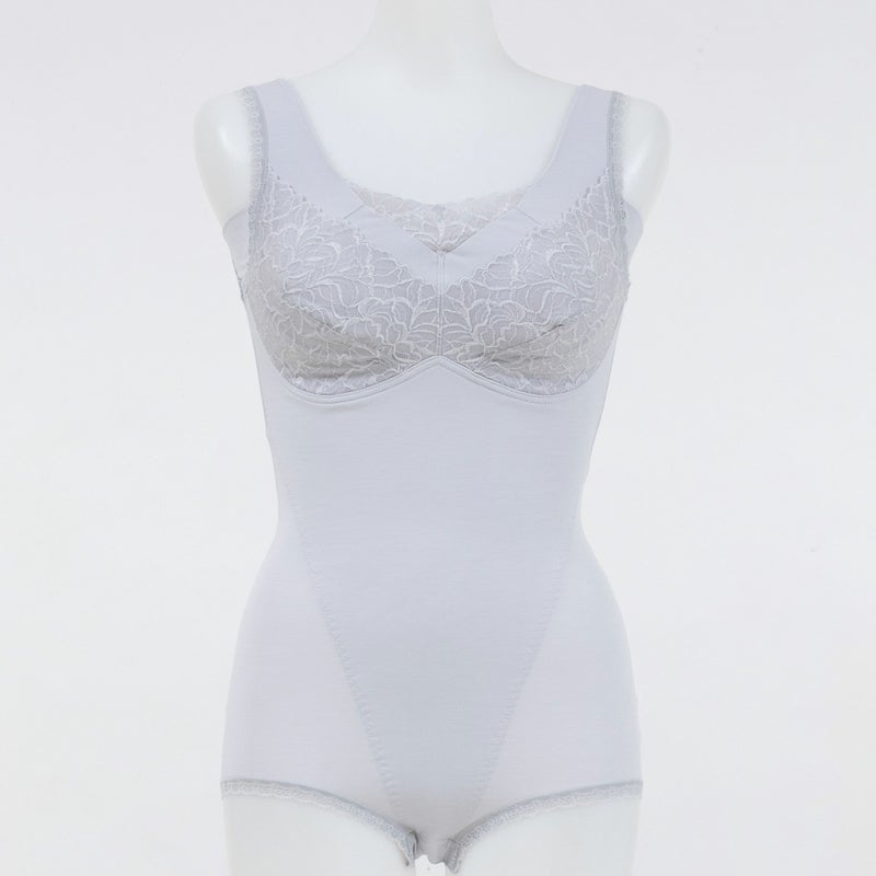 YTN30　ボディスーツ　ライトグレー