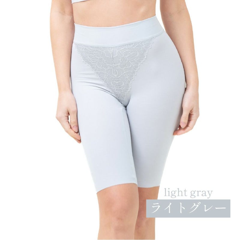 YTJ30　ロングガードル　ライトグレー