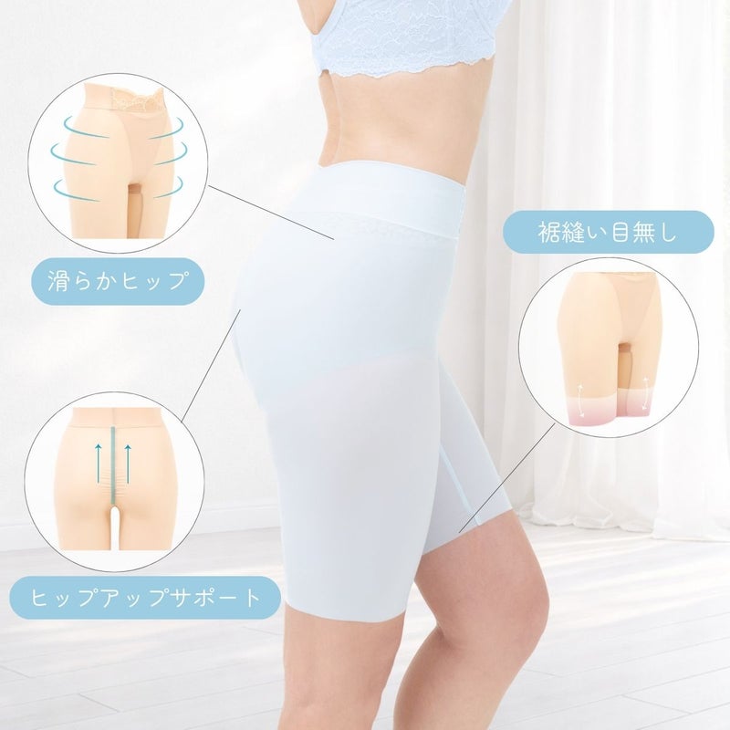 ヒップアップをサポートし滑らかなラインに整える