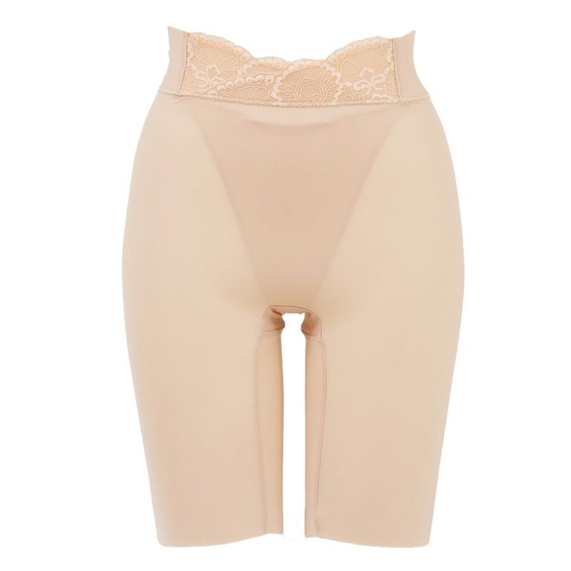 YTJ21　モアブルームロングガードルベージュ