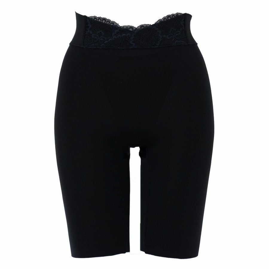 YTJ21　モアブルームロングガードルブラック