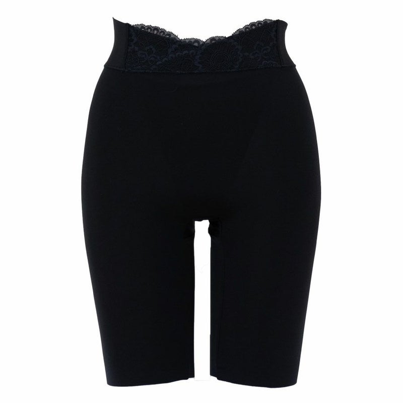 YTJ21　モアブルームロングガードルブラック