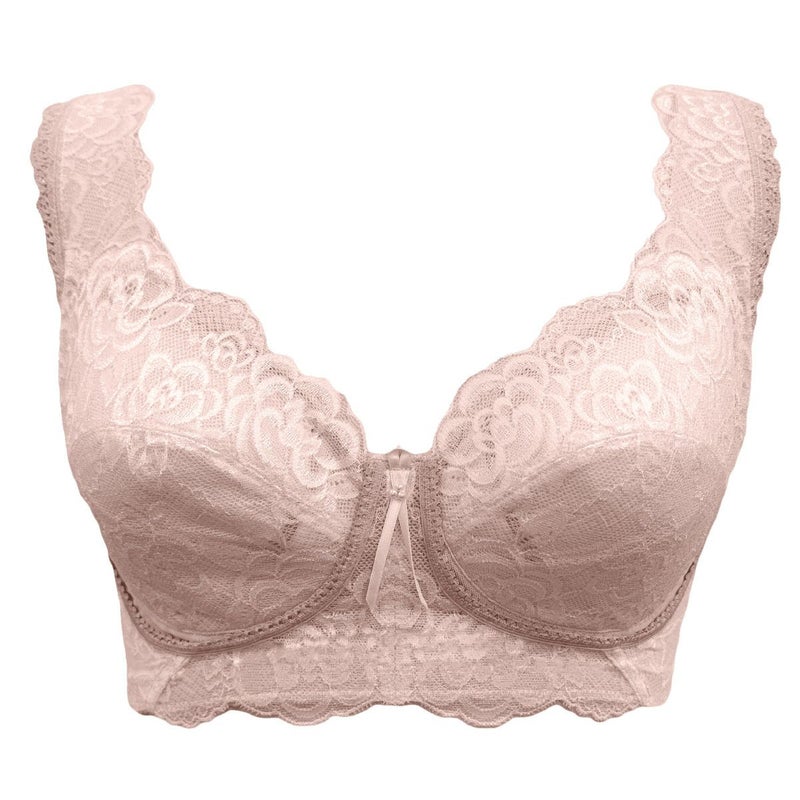 ブルーメリアノンワイヤーブラ　ダスティピンク