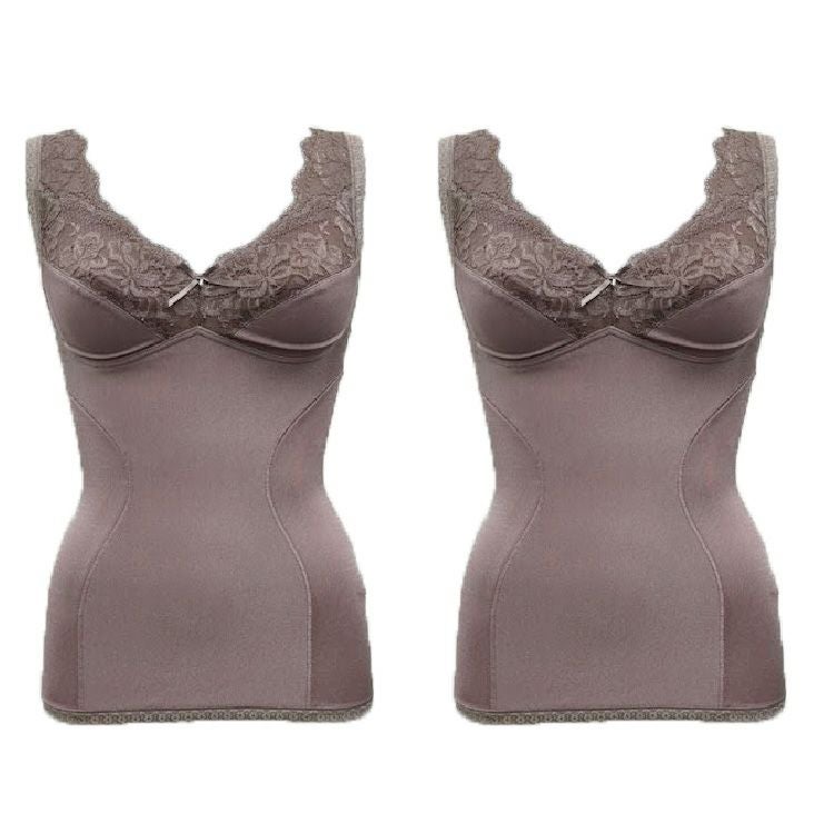 YTP60 モアライトシリーズボディシェイパー2枚組　モカ