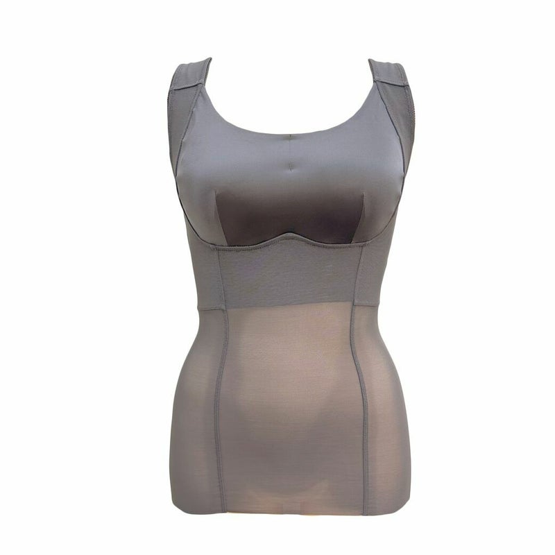 姿勢スッキリブラトップ　チャコール